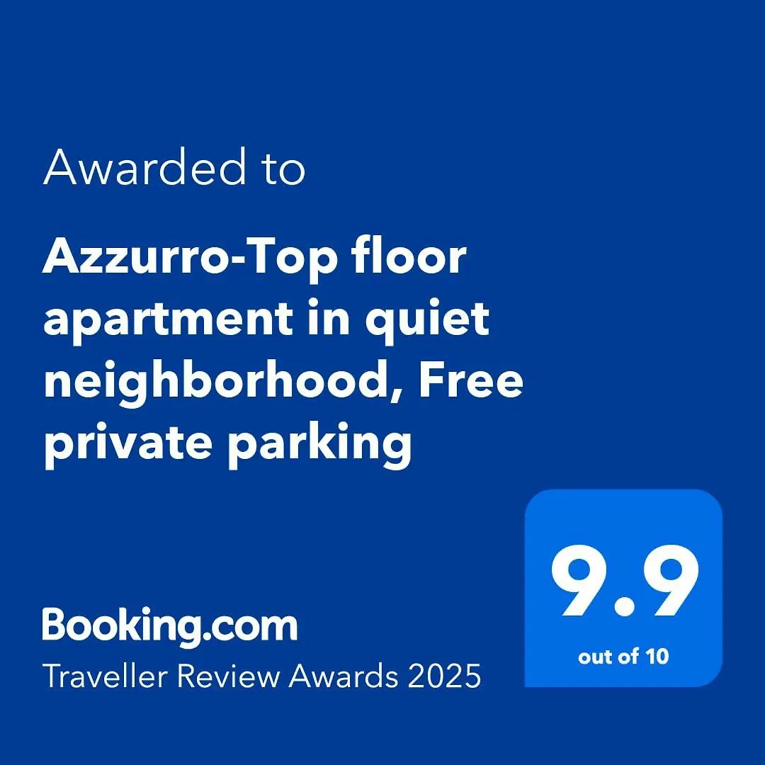 Azzurro-Top Floor Apartment In Quiet Neighborhood, Free Private Parking Varna 0*,  Bulharsko